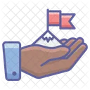 Welt Reisen Finger Icon