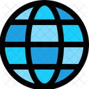 Weltweit Global Globus Symbol