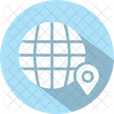 Weltweit Global Globus Symbol