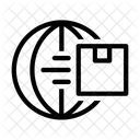 Weltweit Versand Lieferung Symbol