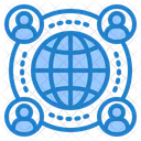 Netzwerk Welt Kommunikation Icon