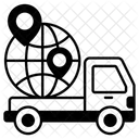 Weltweit Logistik Lieferung Symbol