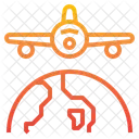 Logistik Versand Welt Symbol