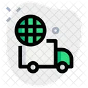 Weltweite Lieferung LKW Box LKW Symbol