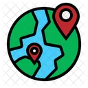 Weltweit Standort Symbol