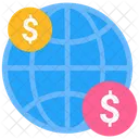 Globale Uberweisungen Internationale Wahrung Internationales Geld Icon