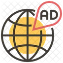 Global Anzeige Welt Icon