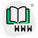 Weltweites Buch  Symbol