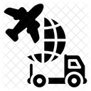 Weltweites Reisen  Symbol