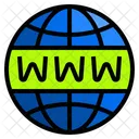 Weltweites Netz Internet Www Symbol