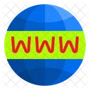 Weltweites Netz Internet Www Symbol