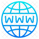 Weltweites Netz Internet Www Symbol