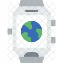 Weltzeituhr Smartwatch App Smartwatch Symbol