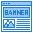 Werbebanner  Symbol