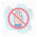 Werbeblocker Anzeige Blocker Symbol