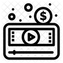 Werbeeinnahmen  Symbol