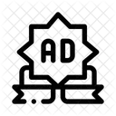 Werbefrei-Abzeichen  Symbol