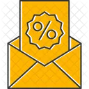 Werbemail Marketingmail Angebotsnewsletter Icon