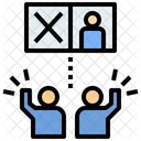 Stimmenwerbung Wahlkampf Symbol