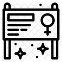 Werbetafel Symbol
