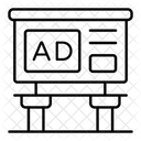 Werbetafel  Symbol
