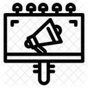 Werbetafel  Symbol