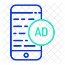 Iads Handytext Werbetext Werbung Symbol