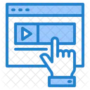 Werbevideo Anzeigenvideo Video Symbol