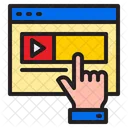 Werbevideo Anzeigenvideo Video Symbol