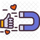 Werbeaufmerksamkeit  Symbol