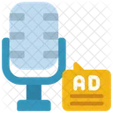 Werbung Podcast  Symbol