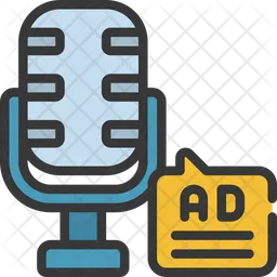 Werbung Podcast  Symbol