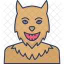 Werewolf Halloween Animal Icon