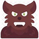 Werewolf Halloween Wolf Icon