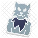 Werewolf Halloween Monster Icon