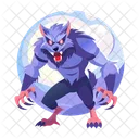 Werewolf Monster Creature Icon