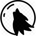 Werewolf Halloween Wolf Icon