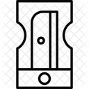 Werkzeuge Und Utensilien Anspitzer Schulmaterial Symbol