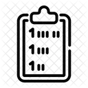 Scoring Zwischenablage Papier Symbol