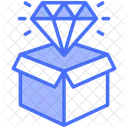 Wertversprechen Box Diamant Symbol