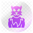 Werwolf Halloween Monster Icon