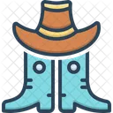 Western Cowboy Hat Icon