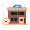 Western Jail Old Jail Lock Up Symbol