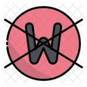 Do Not Wet Clean Icon