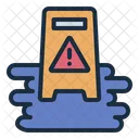 Wet Floor Alert Danger Icon