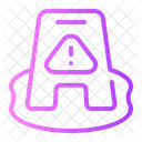 Wet Floor Warning Slippery Icon
