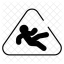 Wet Floor Warning Floor Icon