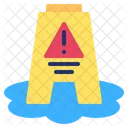 Wet Floor Sign Danger Icon