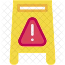 Wet Floor Warning Tools And Utensils Icon