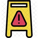Wet Floor Warning Tools And Utensils Icône
